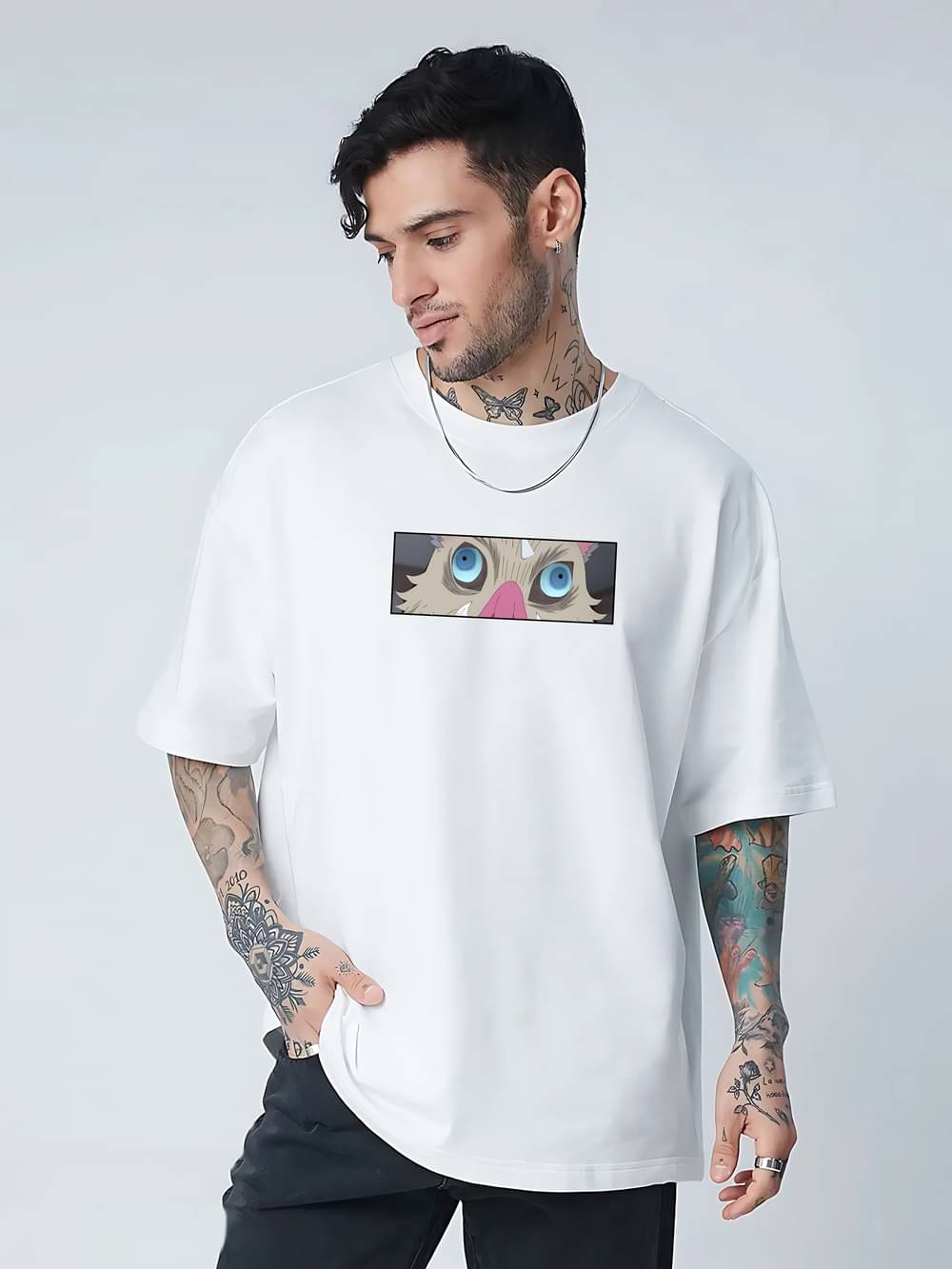 MEGAKART Men 100% Cotton Regular Fit Printed T-Shirt ( White ) MEGAKART Men 100% Cotton Regular Fit Printed T-Shirt ( White )