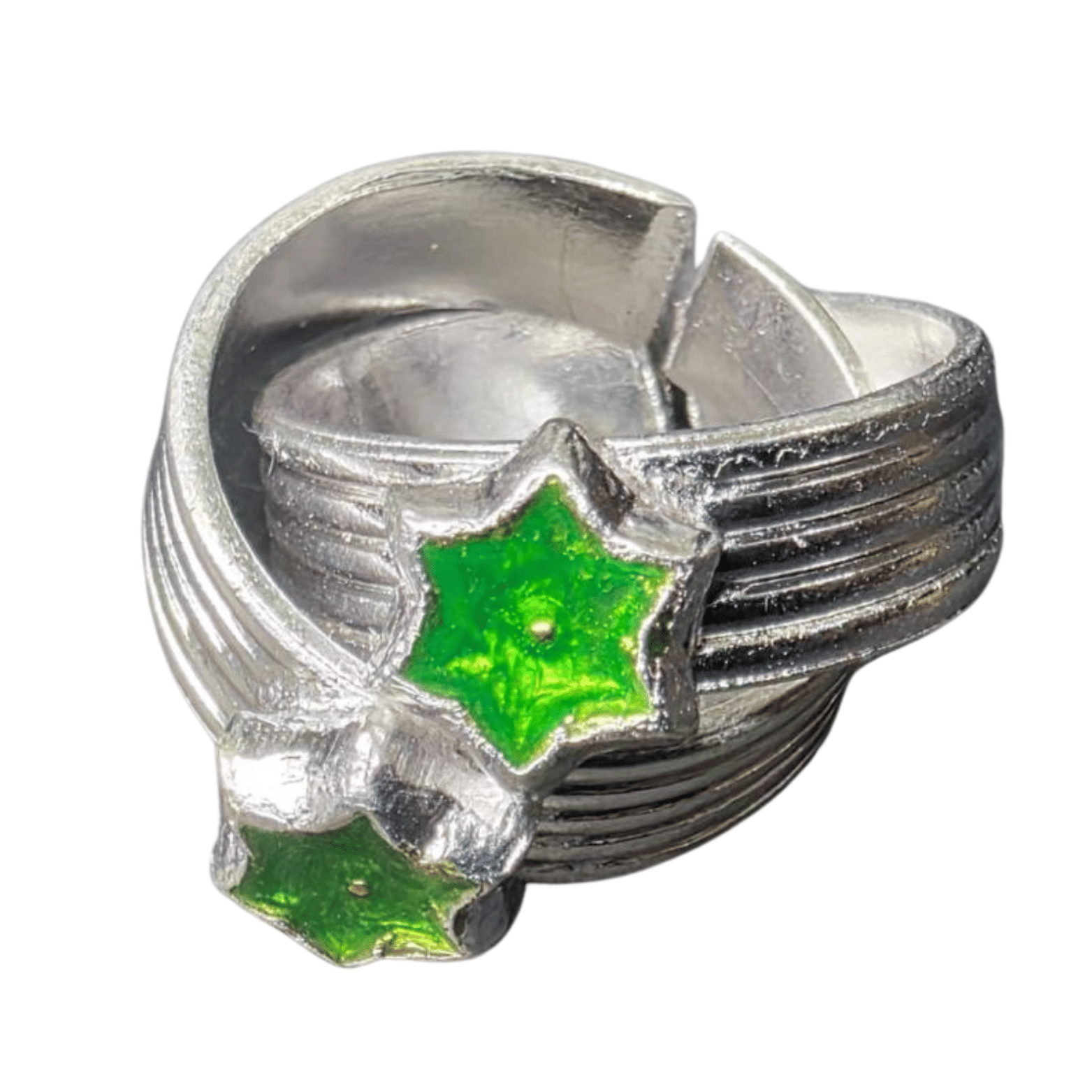     			METTI MOHAN TRADERS Silver Toe Rings ( Pack of 2 )