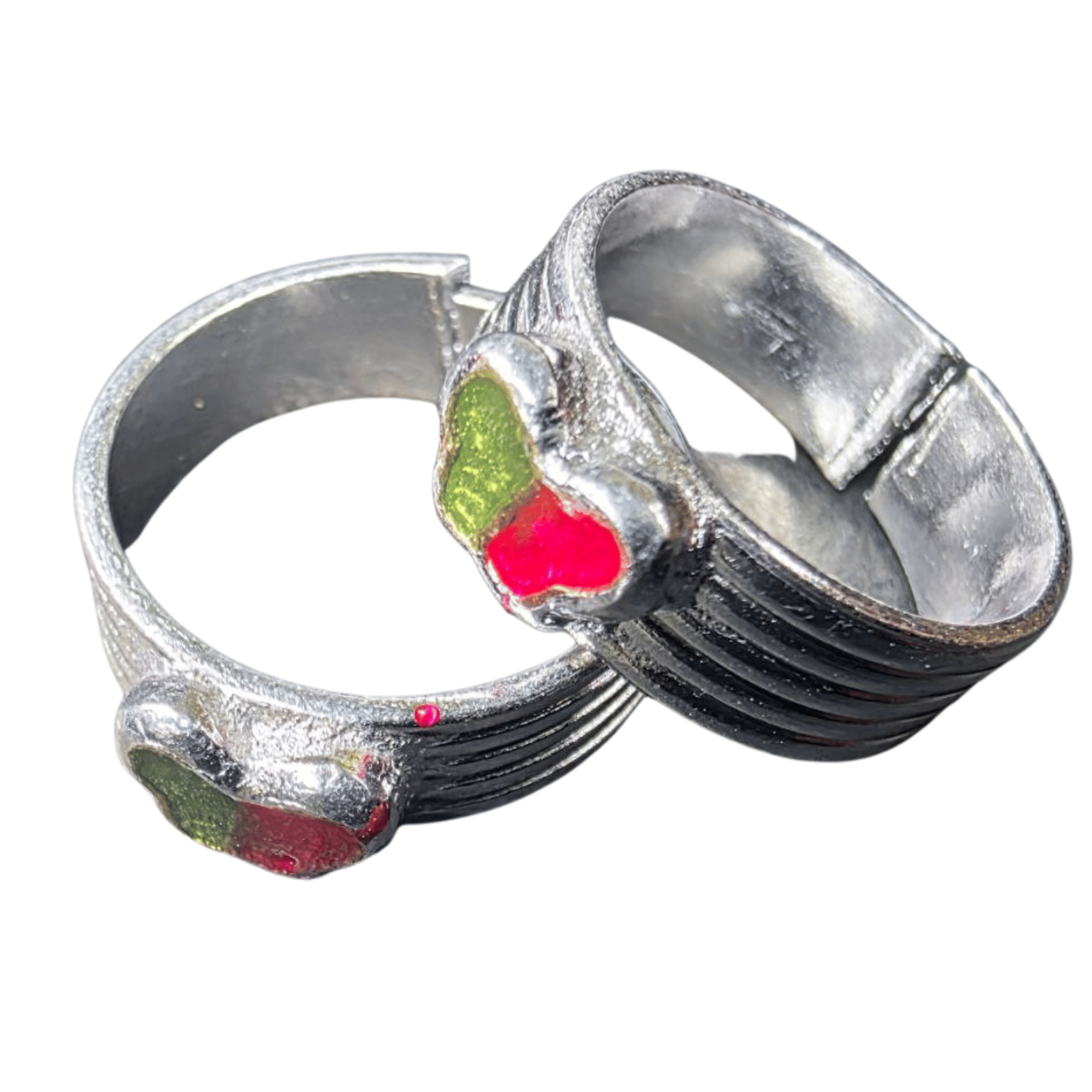METTI MOHAN TRADERS Silver Toe Rings ( Pack of 2 ) METTI MOHAN TRADERS Silver Toe Rings ( Pack of 2 )
