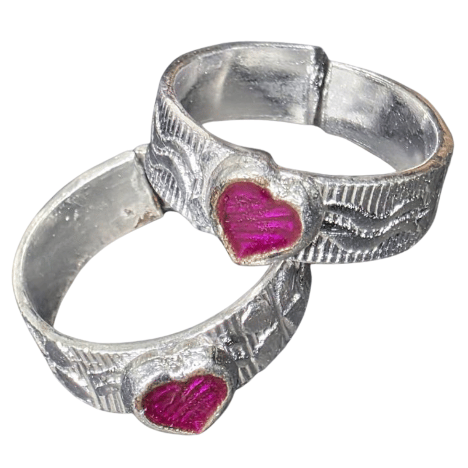     			METTI MOHAN TRADERS Silver Toe Rings ( Pack of 2 )