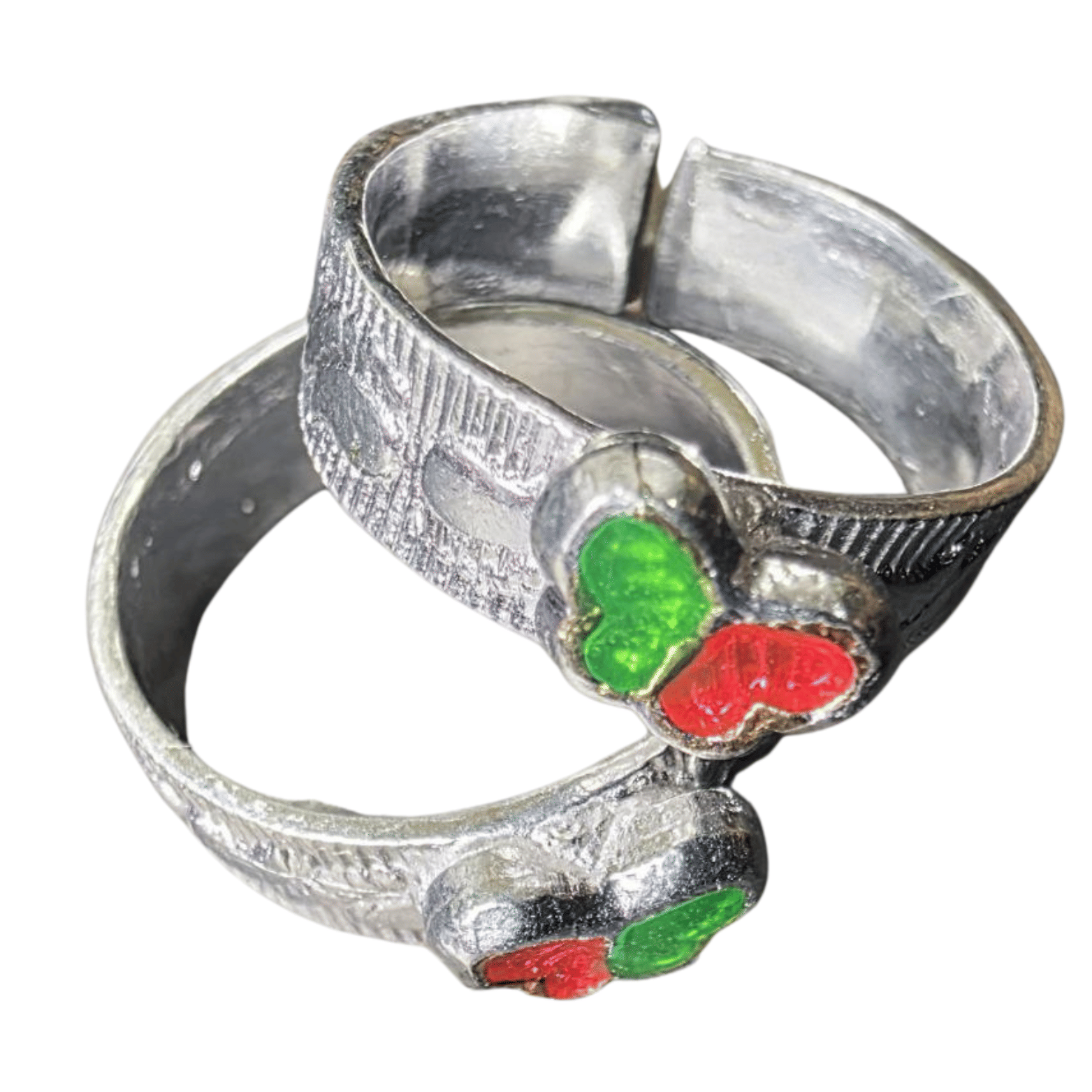 METTI MOHAN TRADERS Silver Toe Rings ( Pack of 2 ) METTI MOHAN TRADERS Silver Toe Rings ( Pack of 2 )