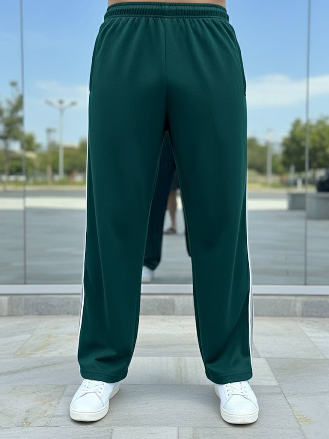     			OBAAN Green Fleece Men's Sports Trackpants ( Pack of 1 )