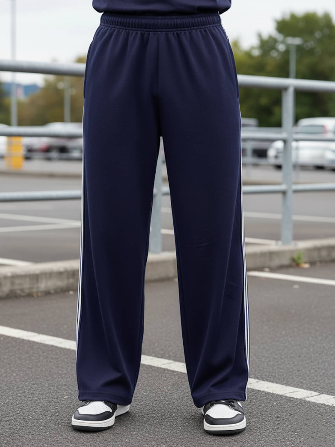     			OBAAN Navy Fleece Men's Sports Trackpants ( Pack of 1 )