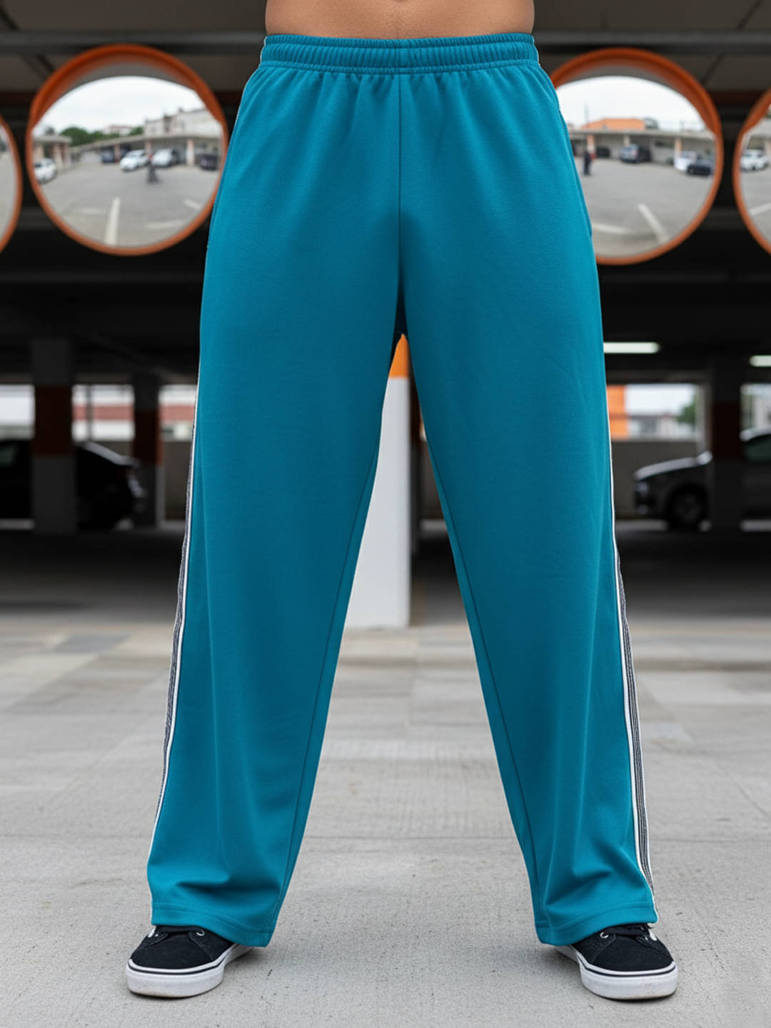     			OBAAN Turquoise Fleece Men's Sports Trackpants ( Pack of 1 )