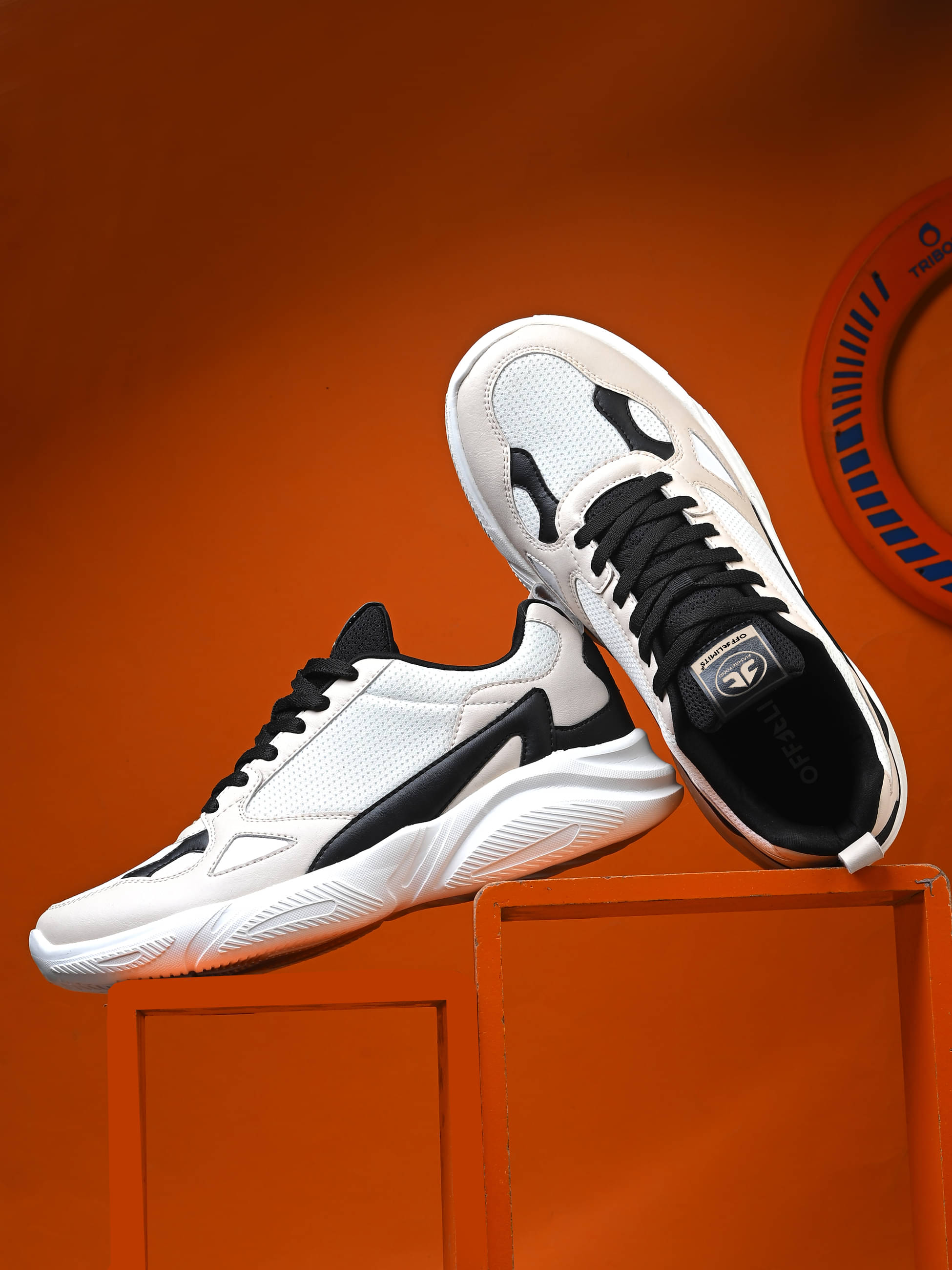     			OFF LIMITS HARRY Beige Men's Sports Running Shoes