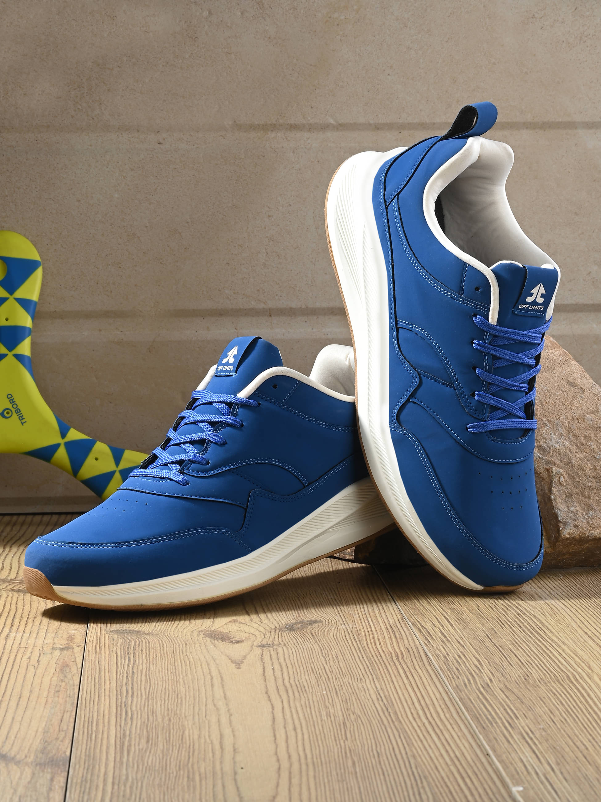     			OFF LIMITS STUSSY B&T Blue Men's Sports Running Shoes