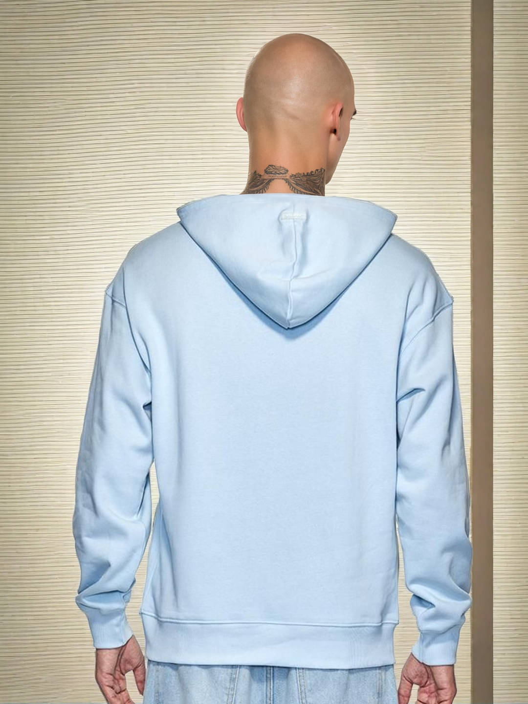     			PRINTCULTR Polyester Round Neck Men's Sweatshirt - Light Blue ( Pack of 1 )