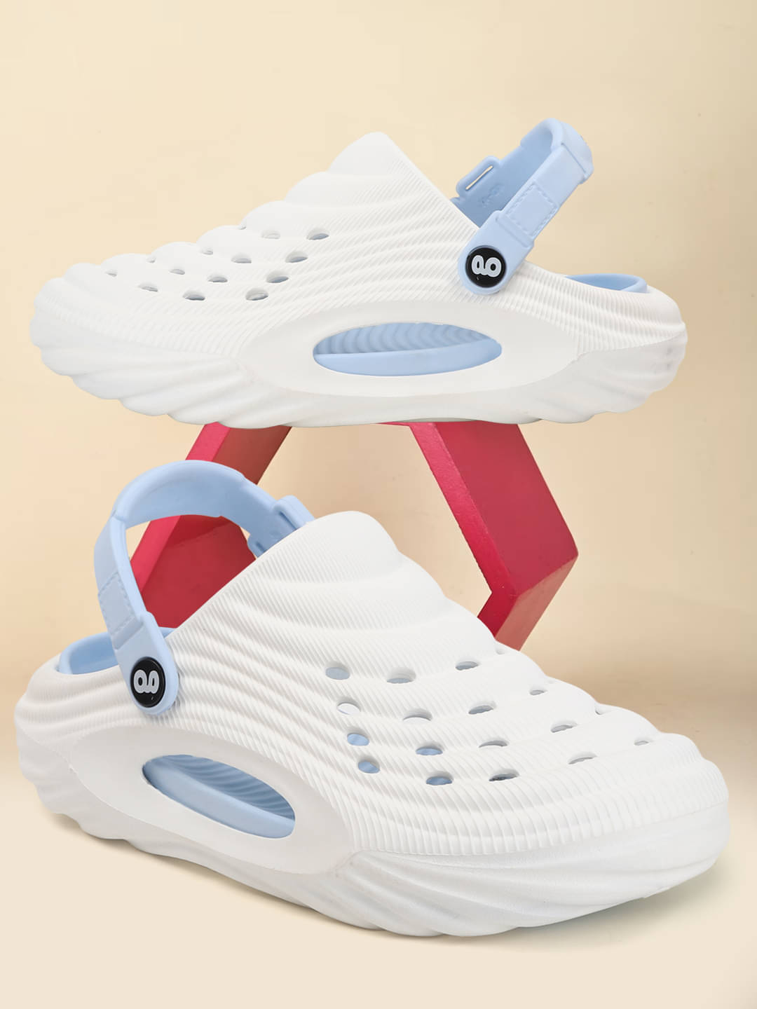     			Qrite - Navy Blue Men's Clogs