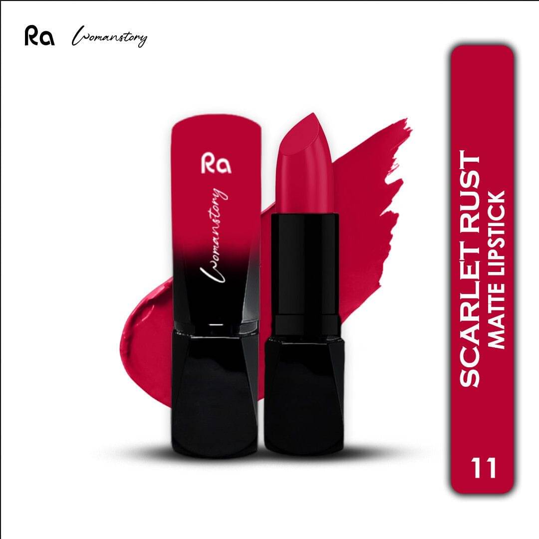    			RA Pink Matte Long Lasting Crayon Lipstick ( Pack of 1 )