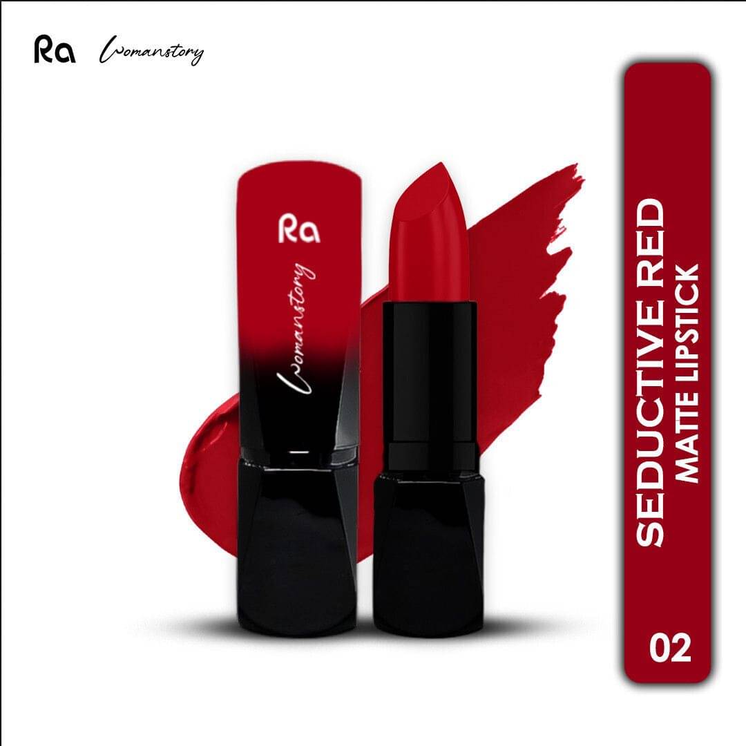    			RA Red Matte Long Lasting Crayon Lipstick ( Pack of 1 )