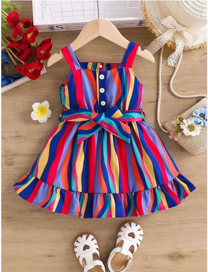     			SAPL Rayon Frock For Baby Girls ( Pack of 1 , Multicolor )