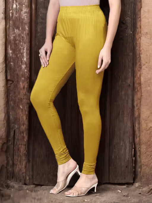     			Spewim Pack of 1 Viscose Women Legging ( Gold )