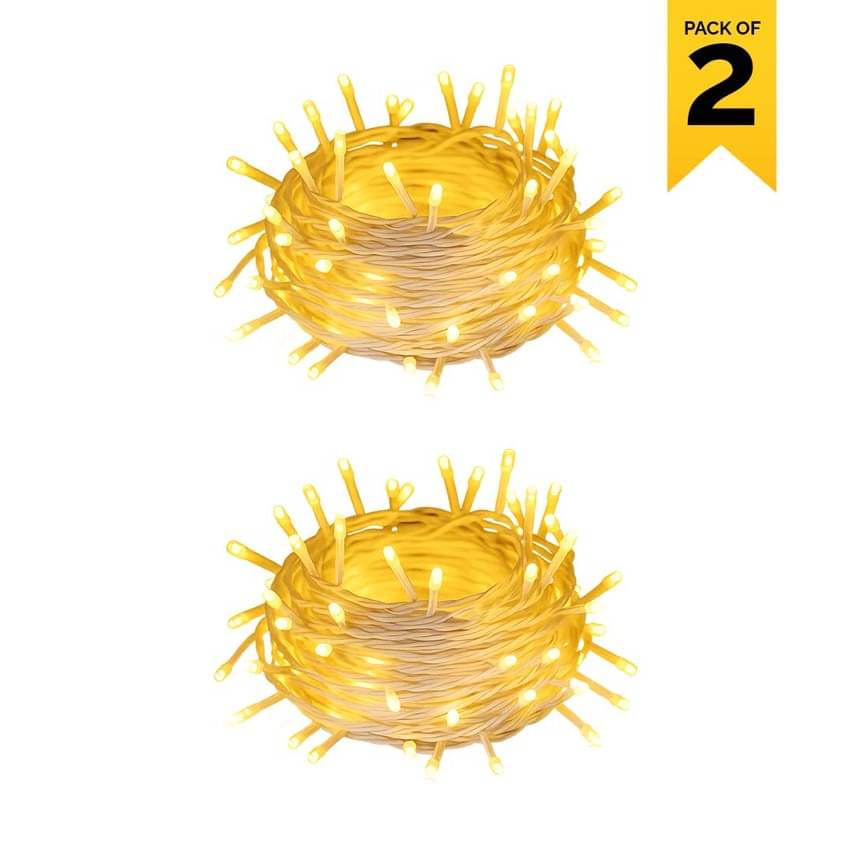     			TYOHAAR Set of 2 Window Solid String Curtain