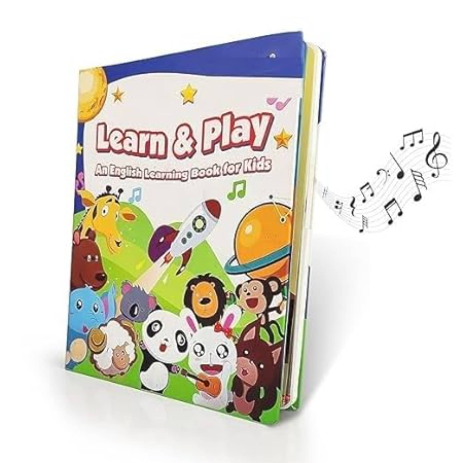     			Toofun Toy Learn and Play Intelligence Music and Study Book Toy for Kids