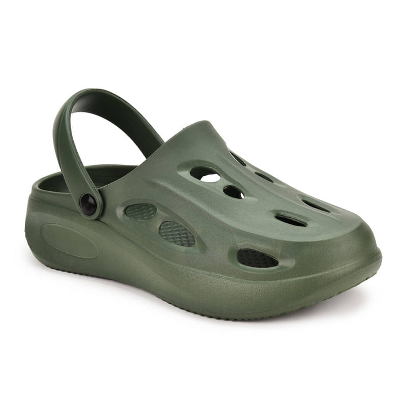     			Zoom Shoes - Olive Men's Clogs