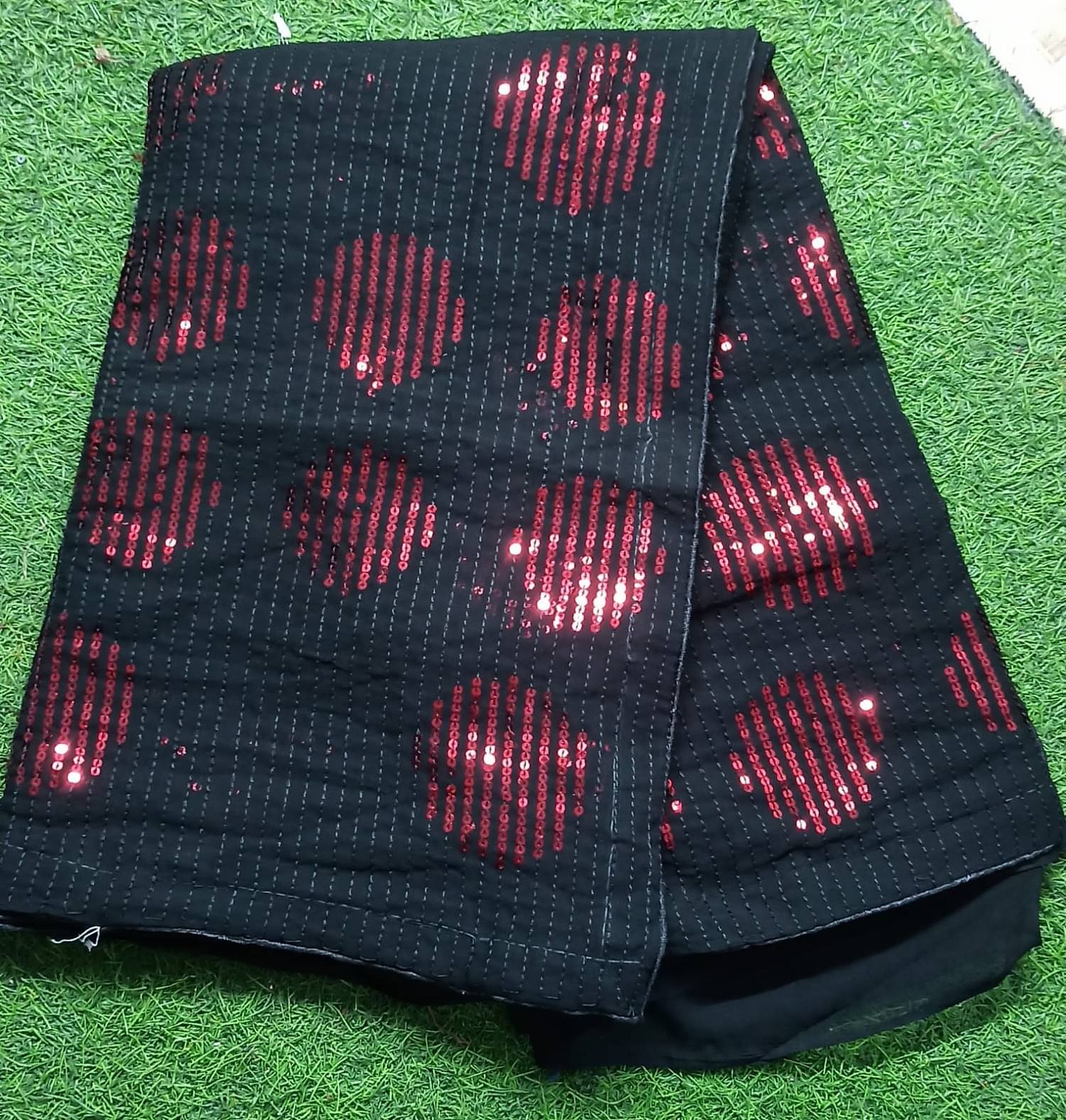A TO Z CART Georgette Embroidered Regular Saree With Unstitched Blouse Piece ( Red )     			A TO Z CART Georgette Embroidered Regular Saree With Unstitched Blouse Piece ( Red )