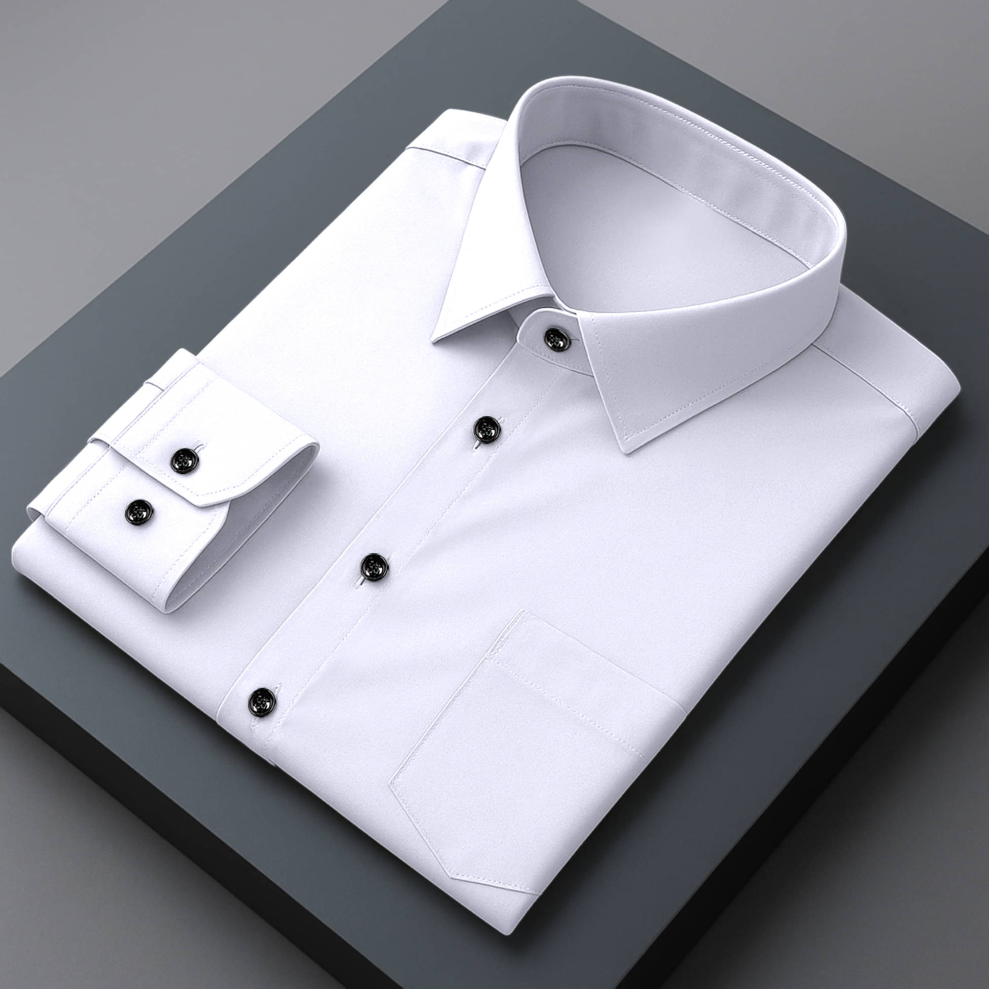     			AITAVIK OVERSEAS Poly Cotton Regular Fit Solids Full Sleeves Men's Casual Shirt - White ( Pack of 1 )