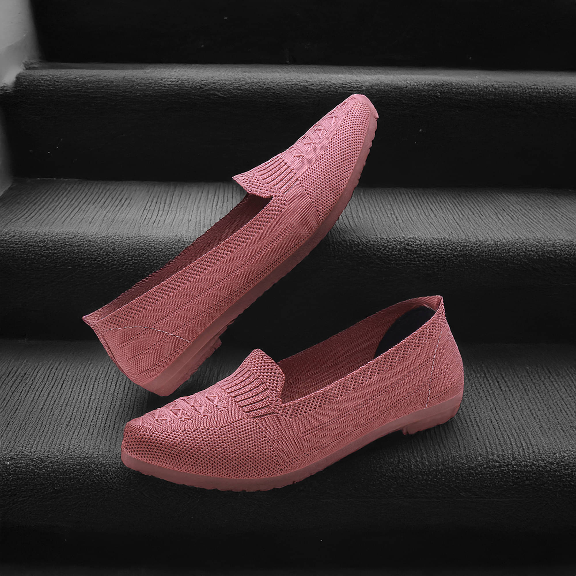     			ASIAN Peach Women's Casual Ballerinas