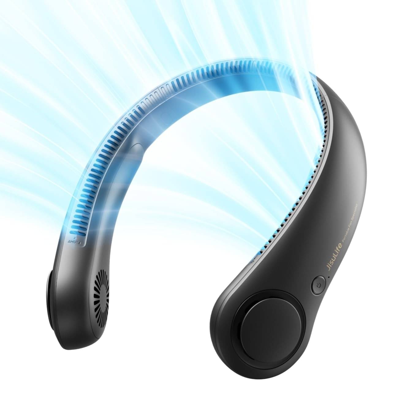     			AVYA Portable Neck Fan, Hands Free Bladeless Fan, 1800 mAh Battery Wearable Personal Fan, Leafless, Rechargeable Fan
