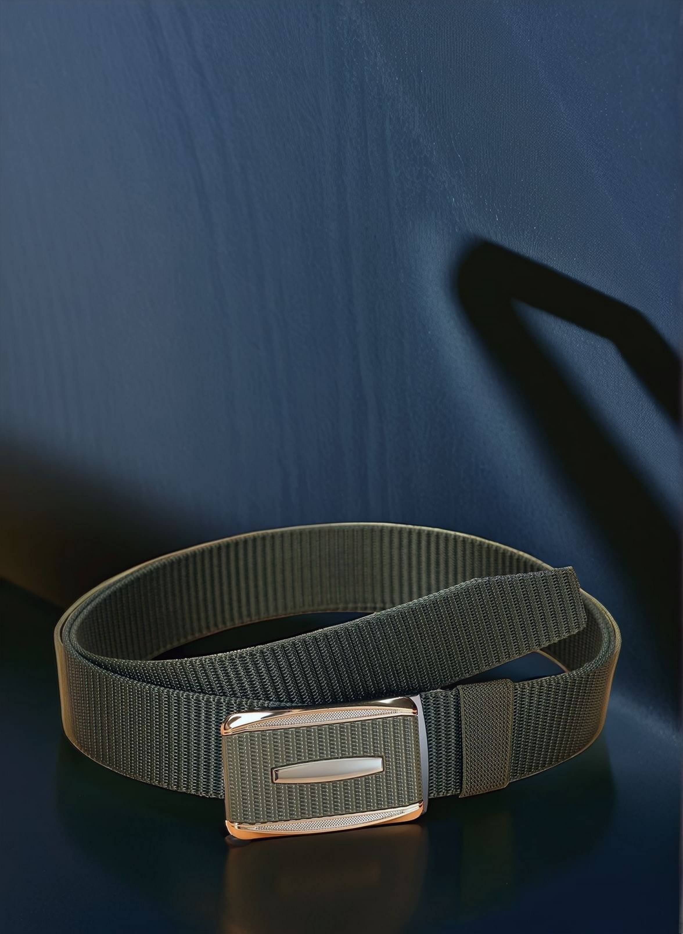     			Adorazone - Green Polyester Men's Casual Belt ( Pack of 1 )