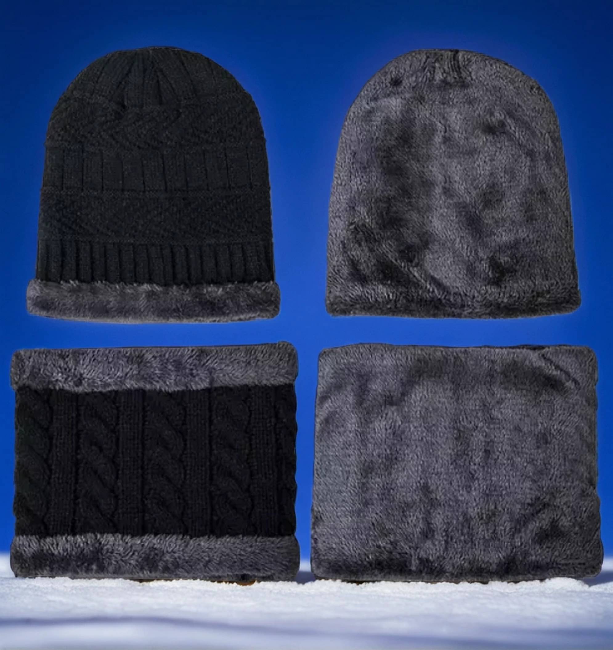     			Adorazone Pack of 1 Cotton Blend Men's Hat ( Black )