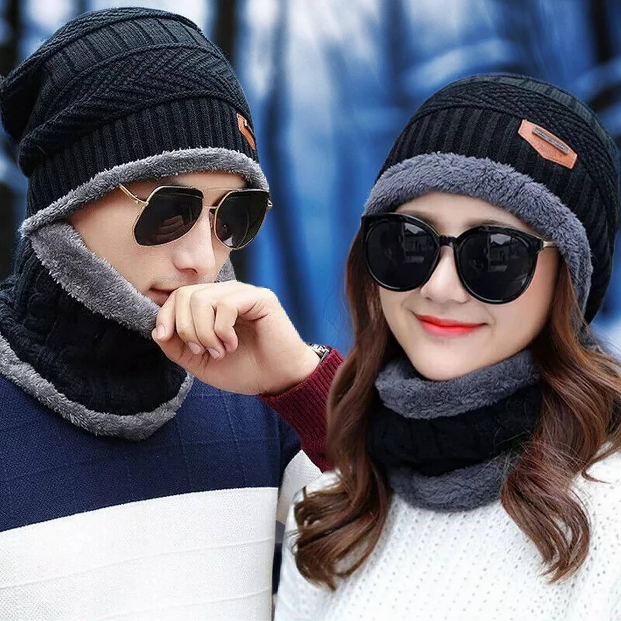     			Adorazone Pack of 1 Cotton Blend Men's Hat ( Black )