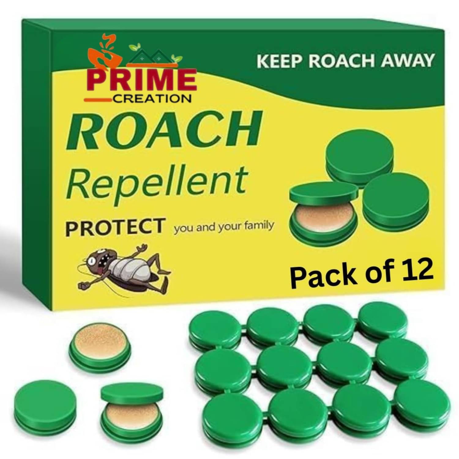     			Anti-Cockroach Bait Stations | Long-Lasting Roach Repellent for Home, Kitchen & Restaurants | Gel & Spray Alternative