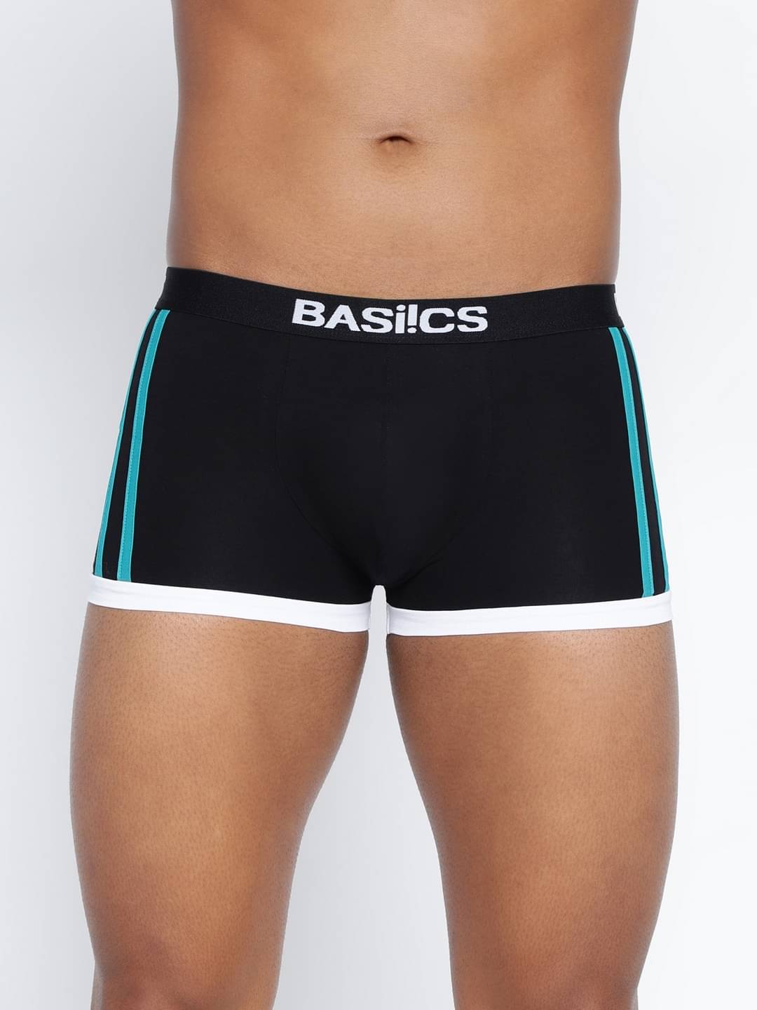 BASIICS By La Intimo Pack of 1 Cotton Blend Trunks For Men's ( Black ) BASIICS By La Intimo Pack of 1 Cotton Blend Trunks For Men's ( Black )