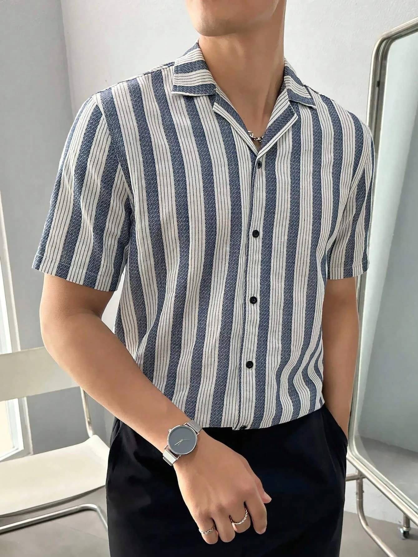     			BEAUE Poly Cotton Regular Fit Printed Half Sleeves Men's Casual Shirt - Blue ( Pack of 1 )
