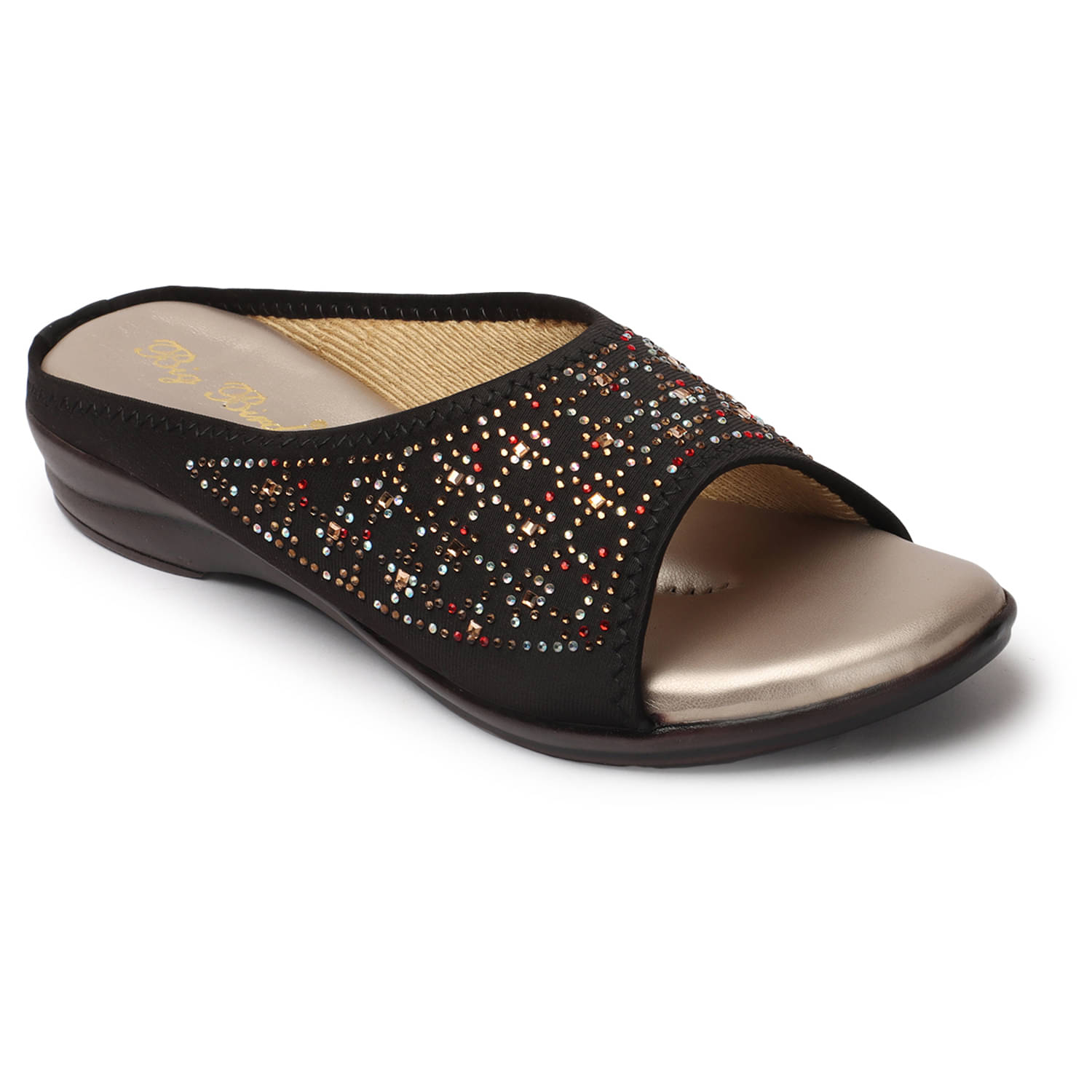     			BIG BIRD Black Women's Flats