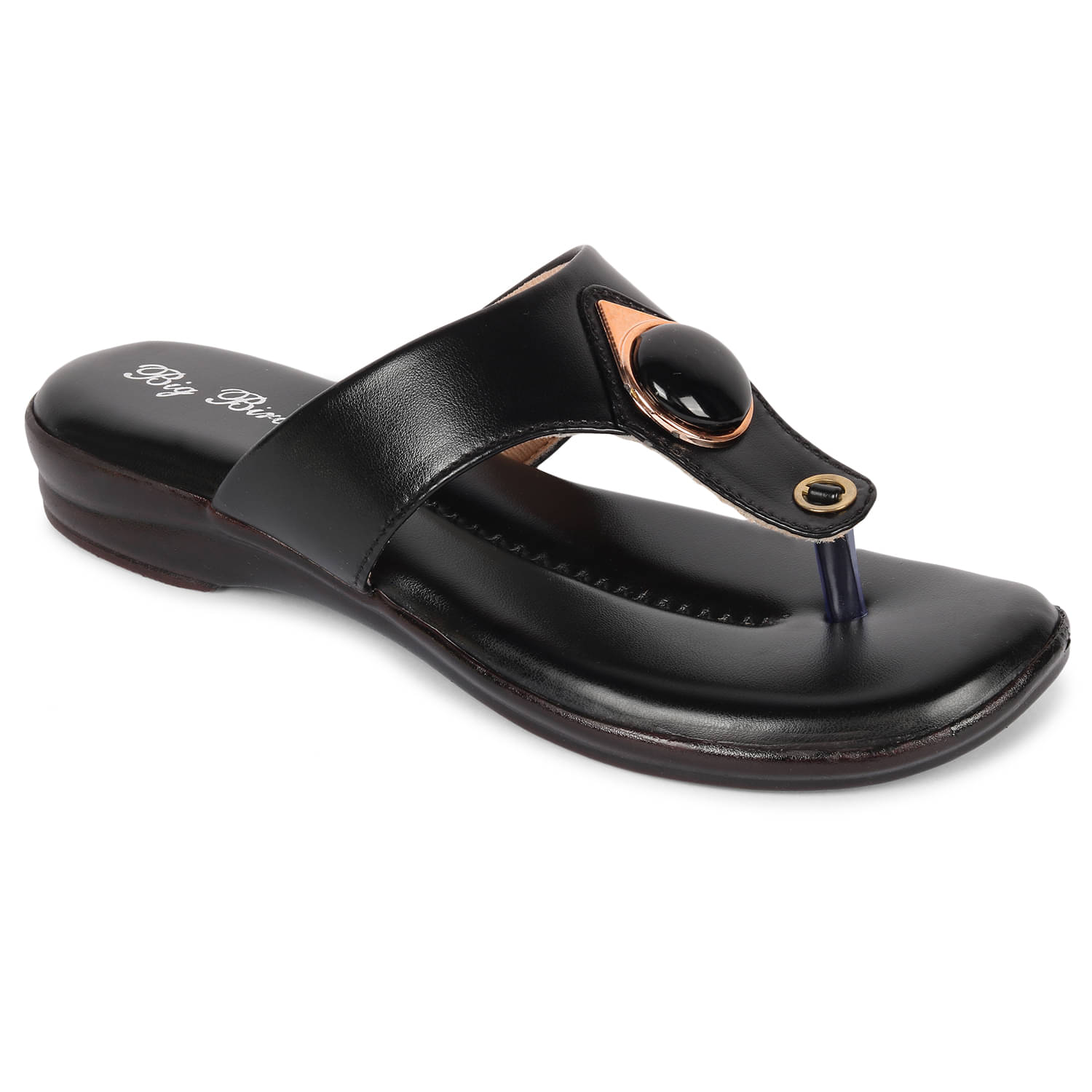     			BIG BIRD Black Women's Flats
