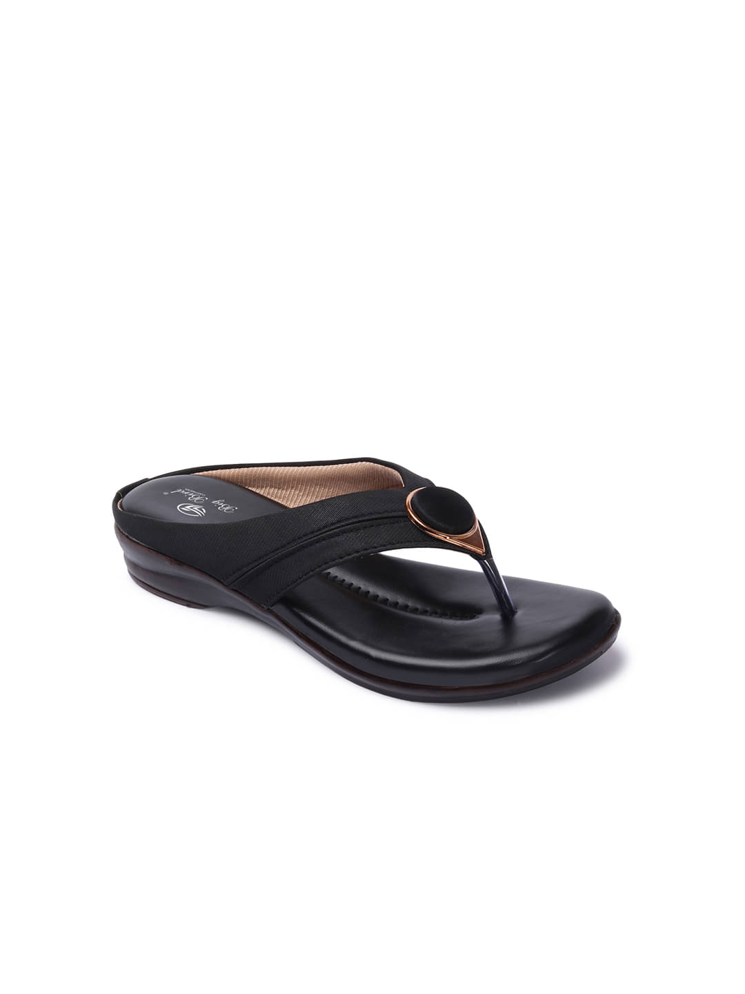     			BIG BIRD Black Women's Flats