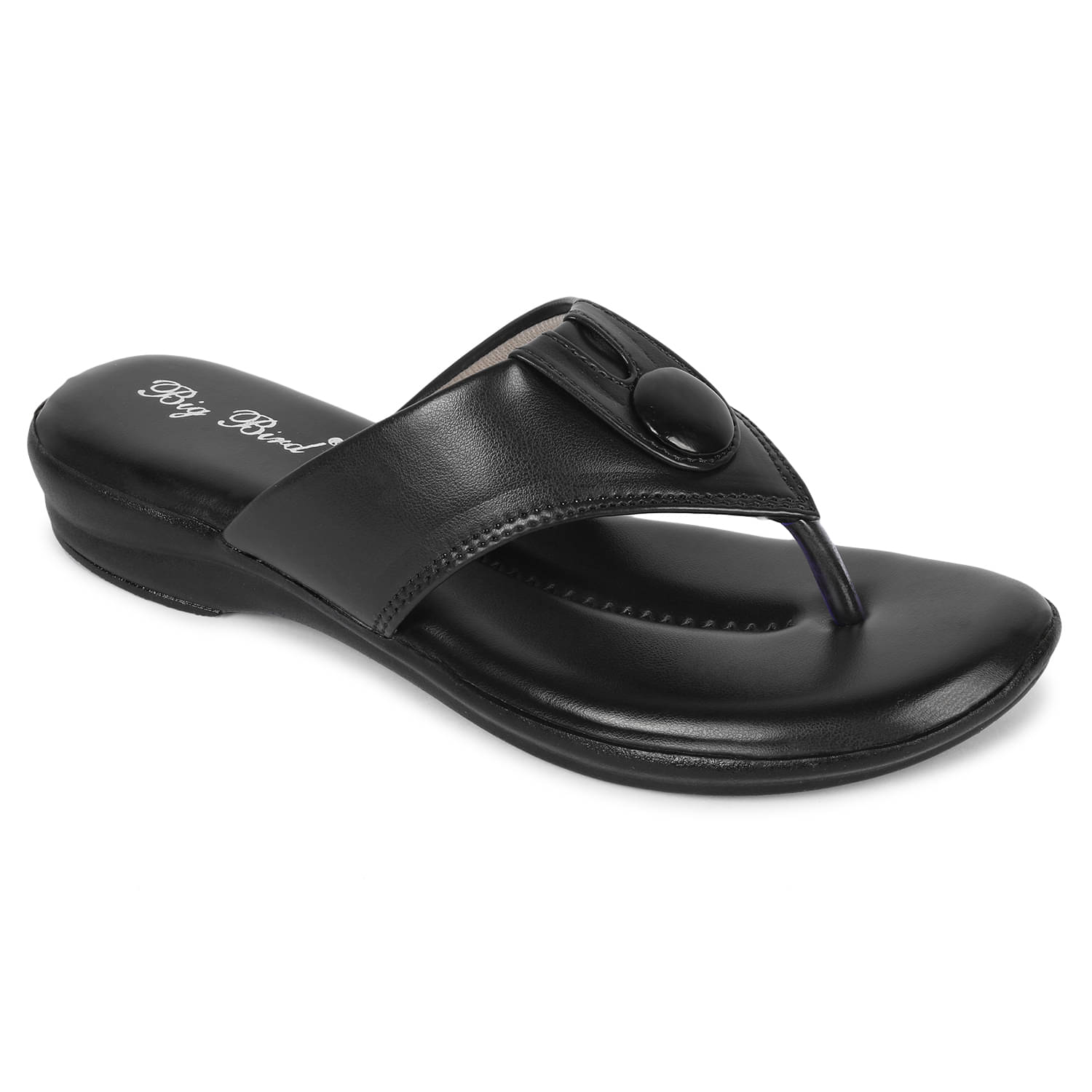     			BIG BIRD Black Women's Flats