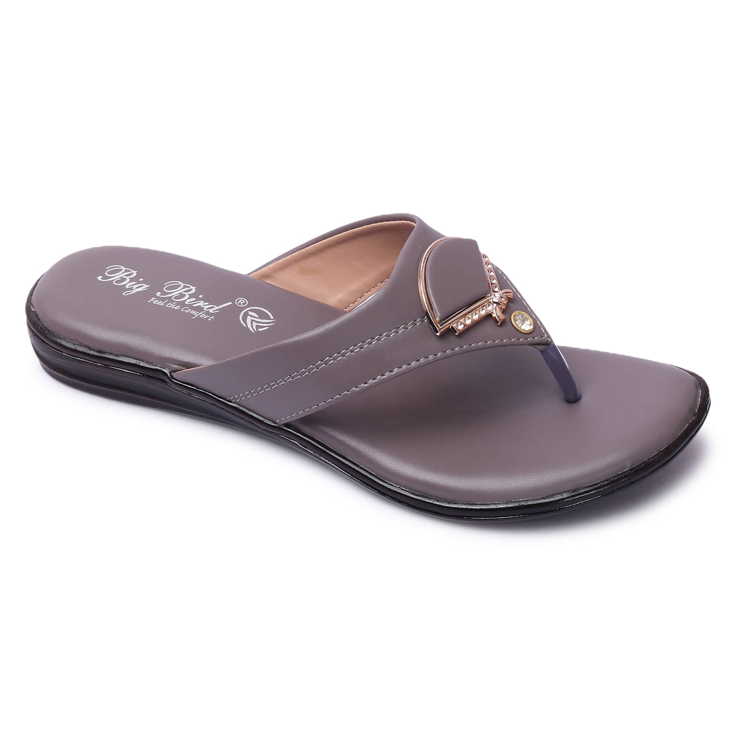     			BIG BIRD Gray Women's Flats