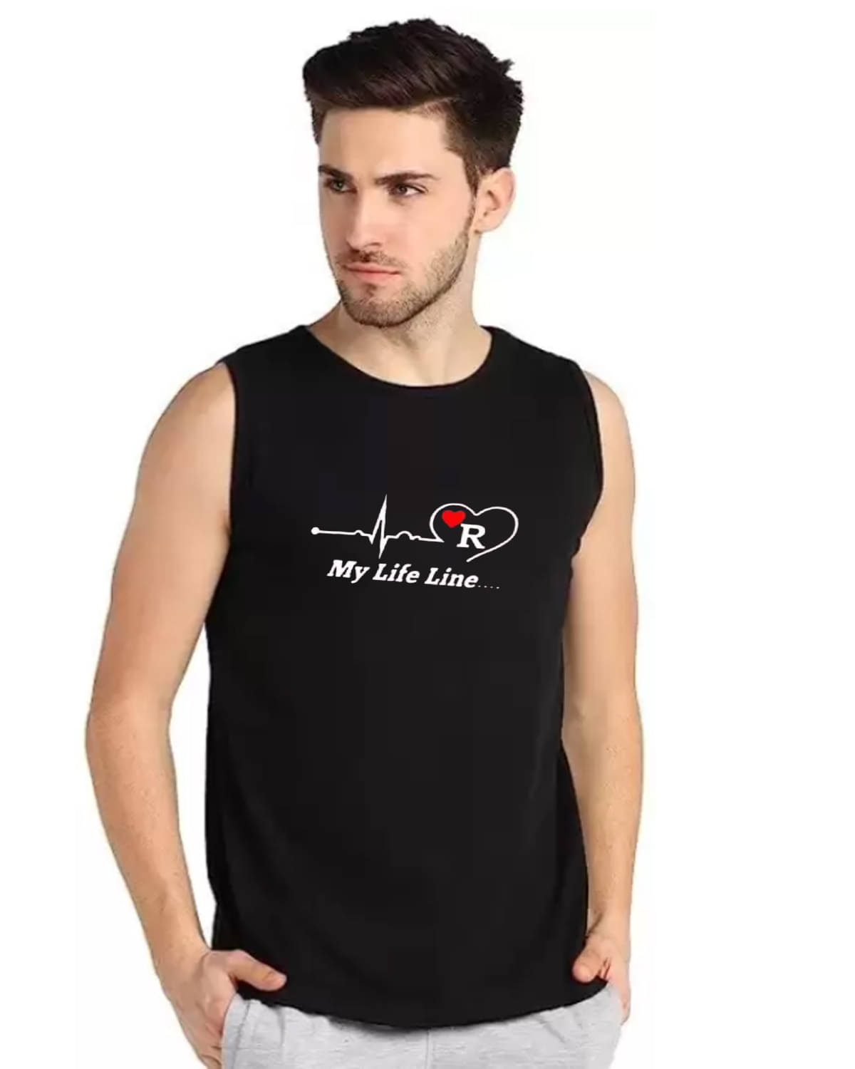     			BOM BOM Pack of 1 Polyester Basic Vest For Men ( Black )