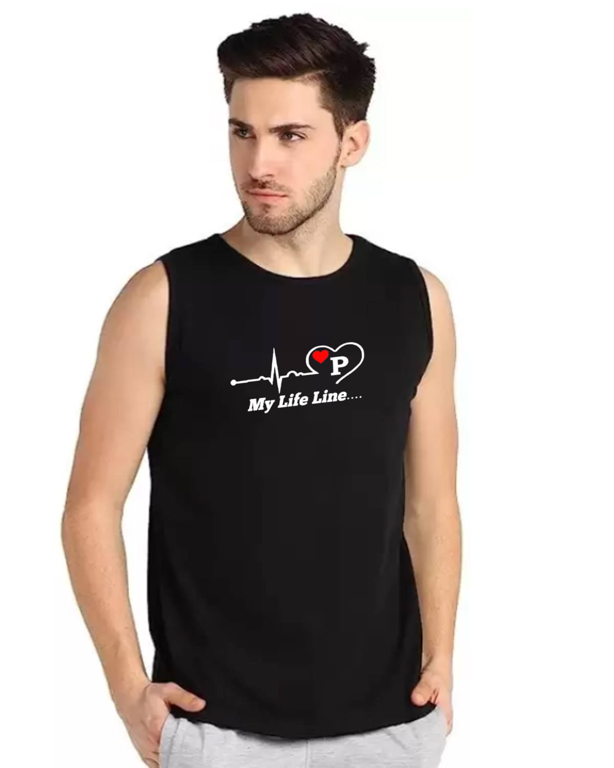 BOM BOM Pack of 1 Polyester Basic Vest For Men ( Black ) BOM BOM Pack of 1 Polyester Basic Vest For Men ( Black )