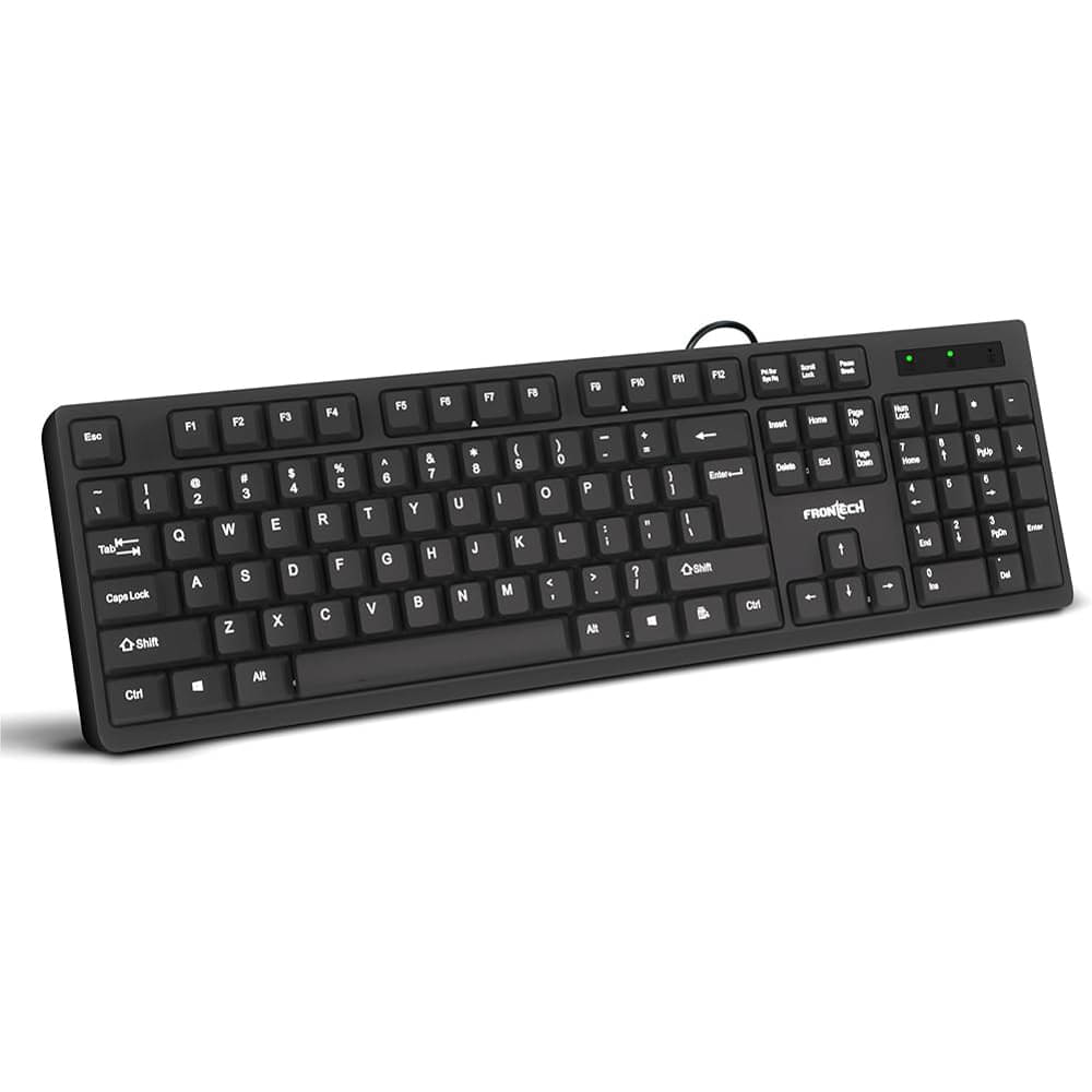     			Frontech KB-0047 Black USB Wired Desktop Keyboard