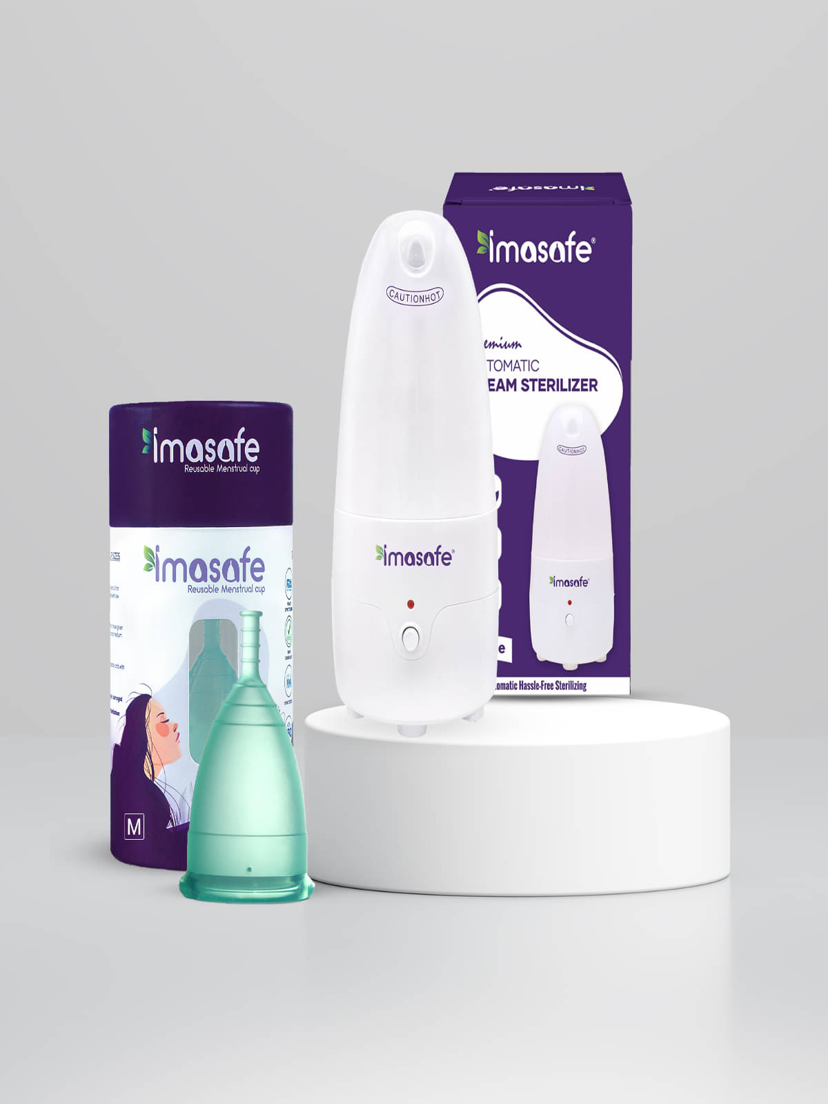     			Imasafe Silicone Reusable Menstrual Cup Cleanser Medium ( Pack of 1 )