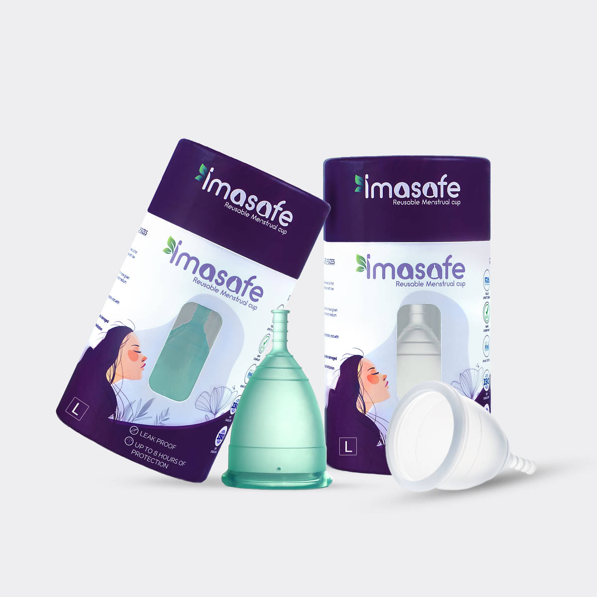     			Imasafe Silicone Reusable Menstrual Cup Large ( Pack of 1 )