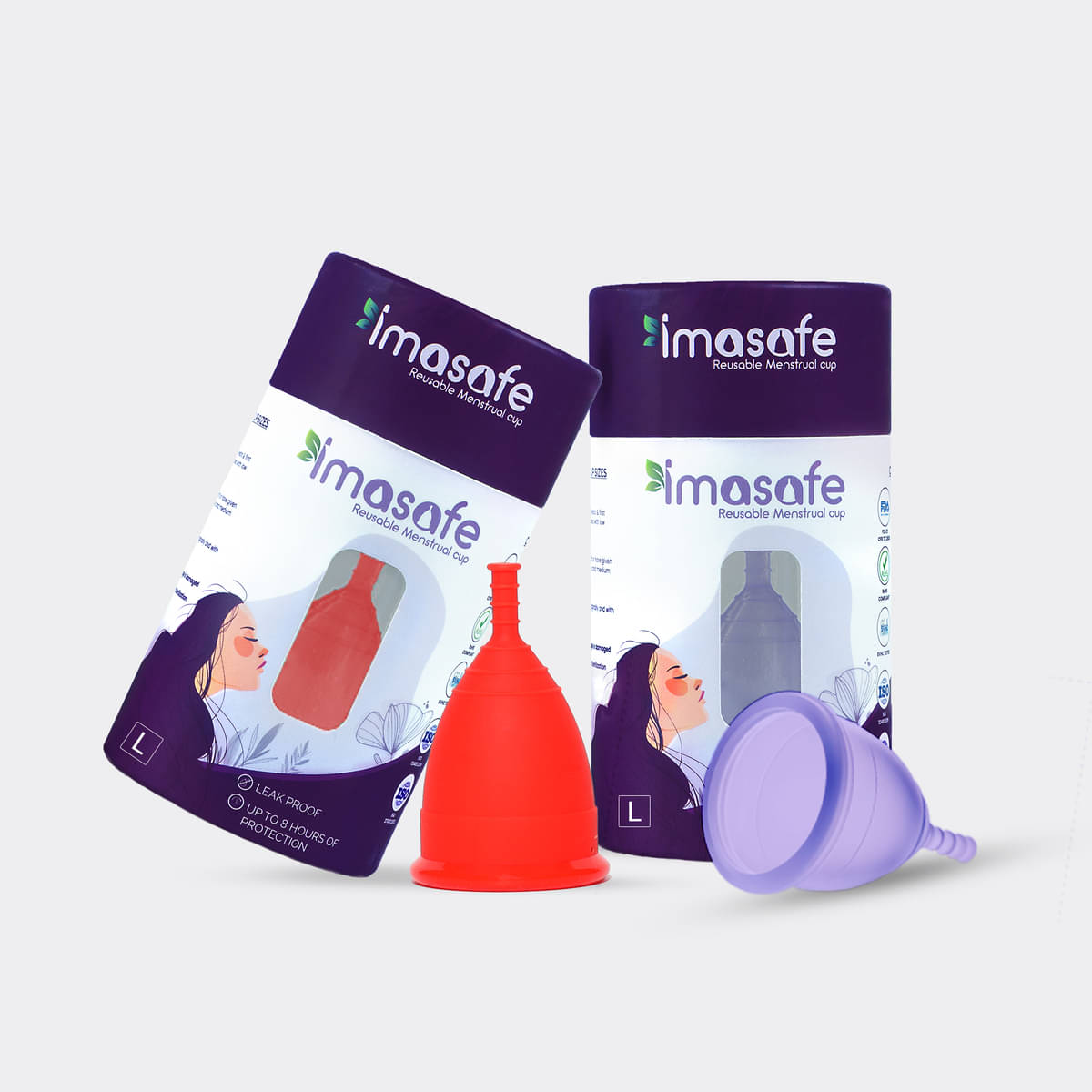     			Imasafe Silicone Reusable Menstrual Cup Large ( Pack of 1 )