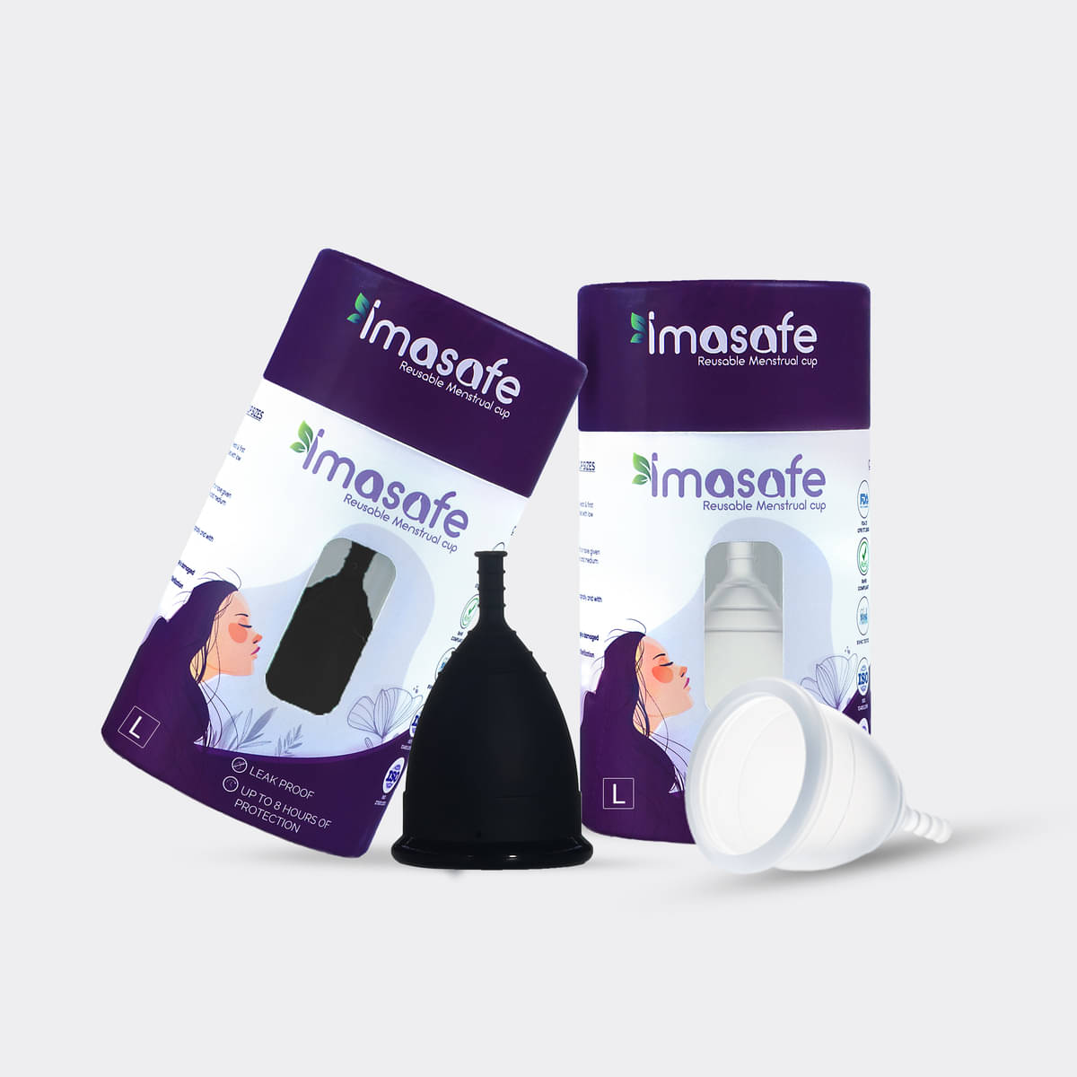    			Imasafe Silicone Reusable Menstrual Cup Large ( Pack of 1 )