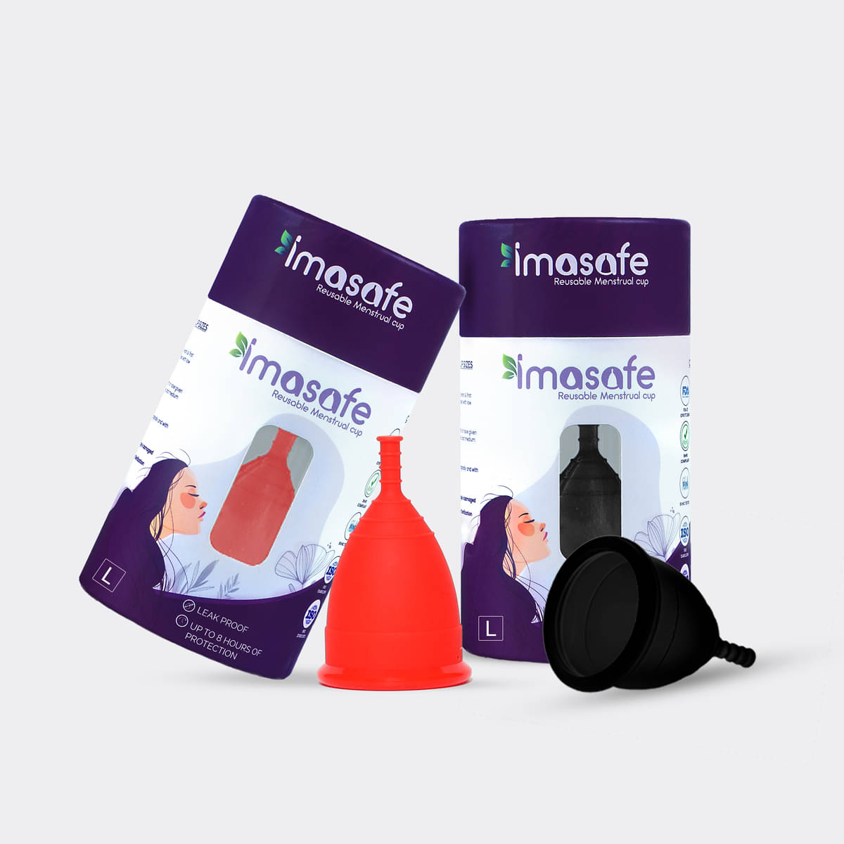     			Imasafe Silicone Reusable Menstrual Cup Large ( Pack of 1 )