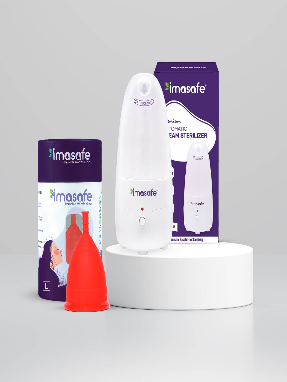     			Imasafe Silicone Reusable Menstrual Cup Cleanser Large ( Pack of 1 )