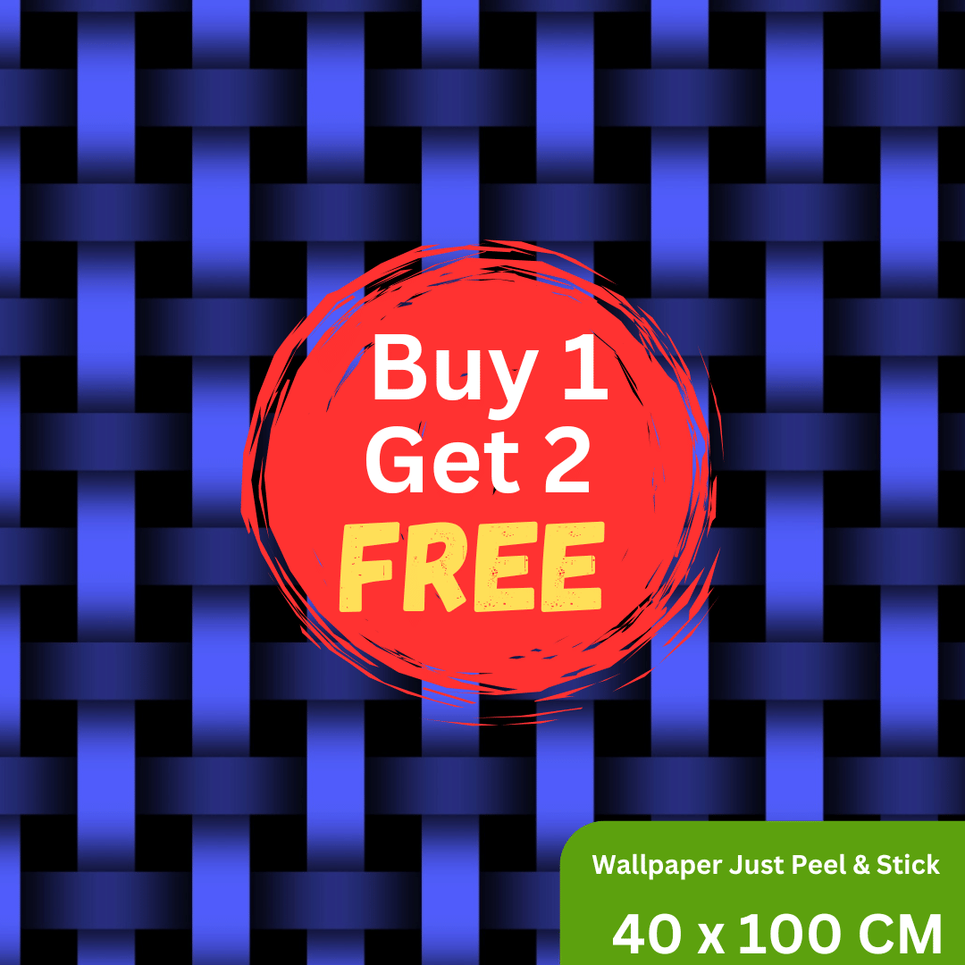     			Interawall Decor Self-Adhesive Decal Wallpaper Specific Product for Bedroom, Living Room, Kids Room, Play Room, Office | Abstract Home Wallpaper for Home Decor (Buy 1 get 2 Free, Pack of 3 Pcs,  Size-16x39 Inches Each Strip)