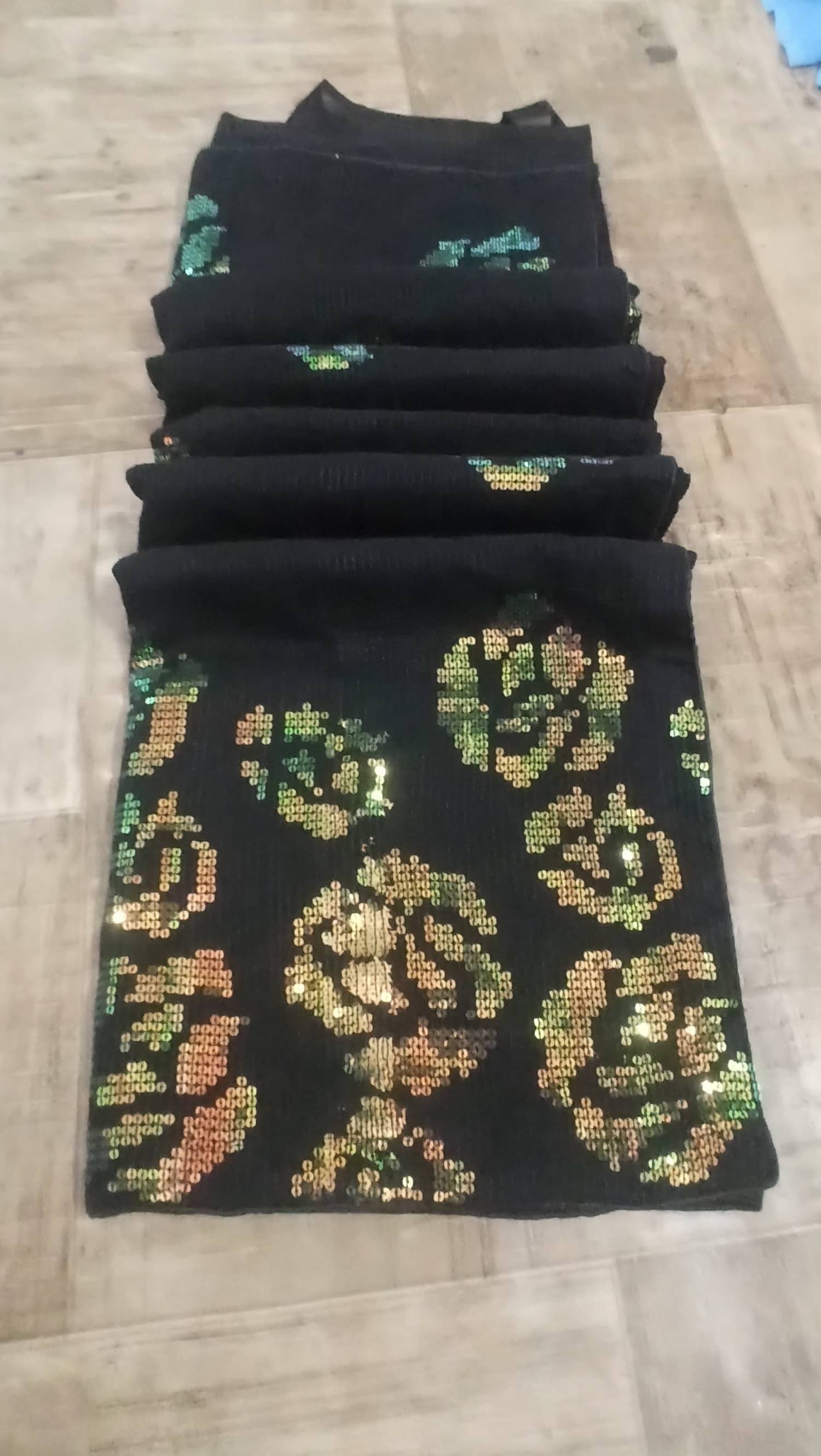 JULEE Georgette Embroidered Regular Saree With Unstitched Blouse Piece ( Black ) JULEE Georgette Embroidered Regular Saree With Unstitched Blouse Piece ( Black )