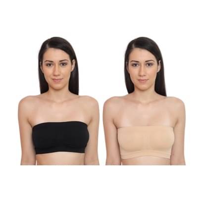     			Kesar Lingeries Pack of 2 Nylon Non Padded Bralette Bra For Women ( Multicolor 2 )