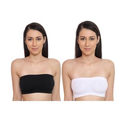     			Kesar Lingeries Pack of 2 Nylon Non Padded Bralette Bra For Women ( Multicolor 1 )