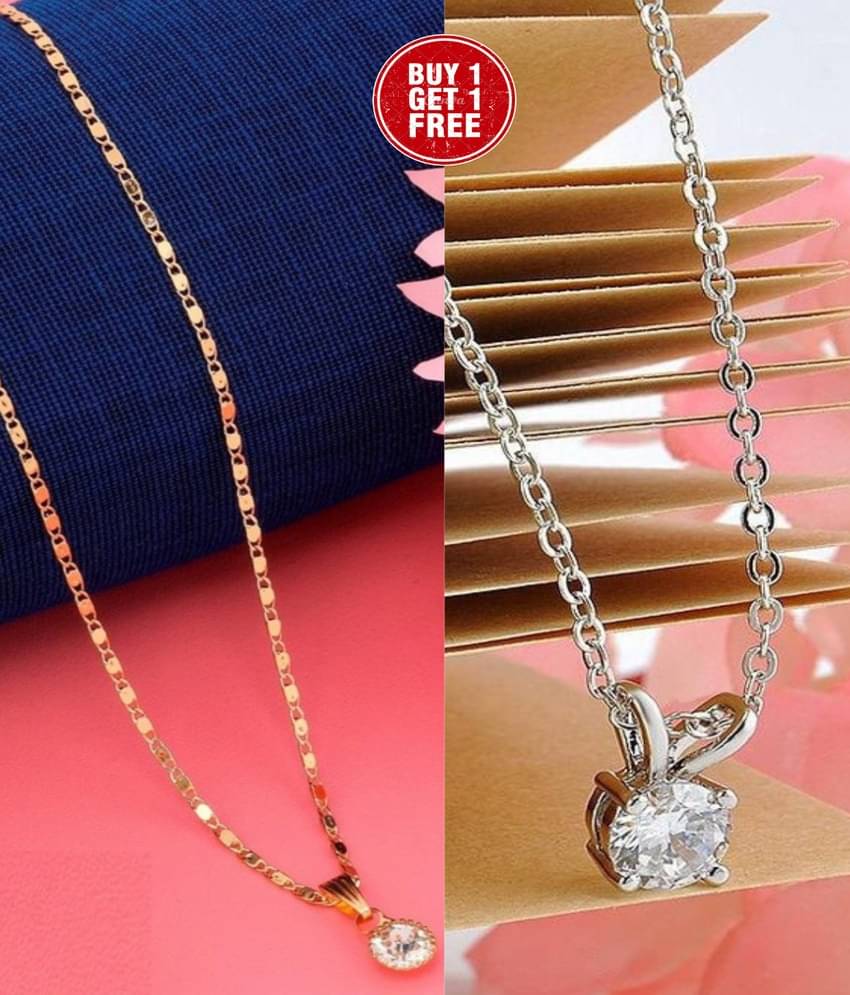     			MGSV Gold Alloy Necklace Set ( Pack of 1 )