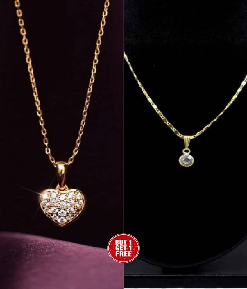     			MGSV Gold Alloy Necklace Set ( Pack of 1 )