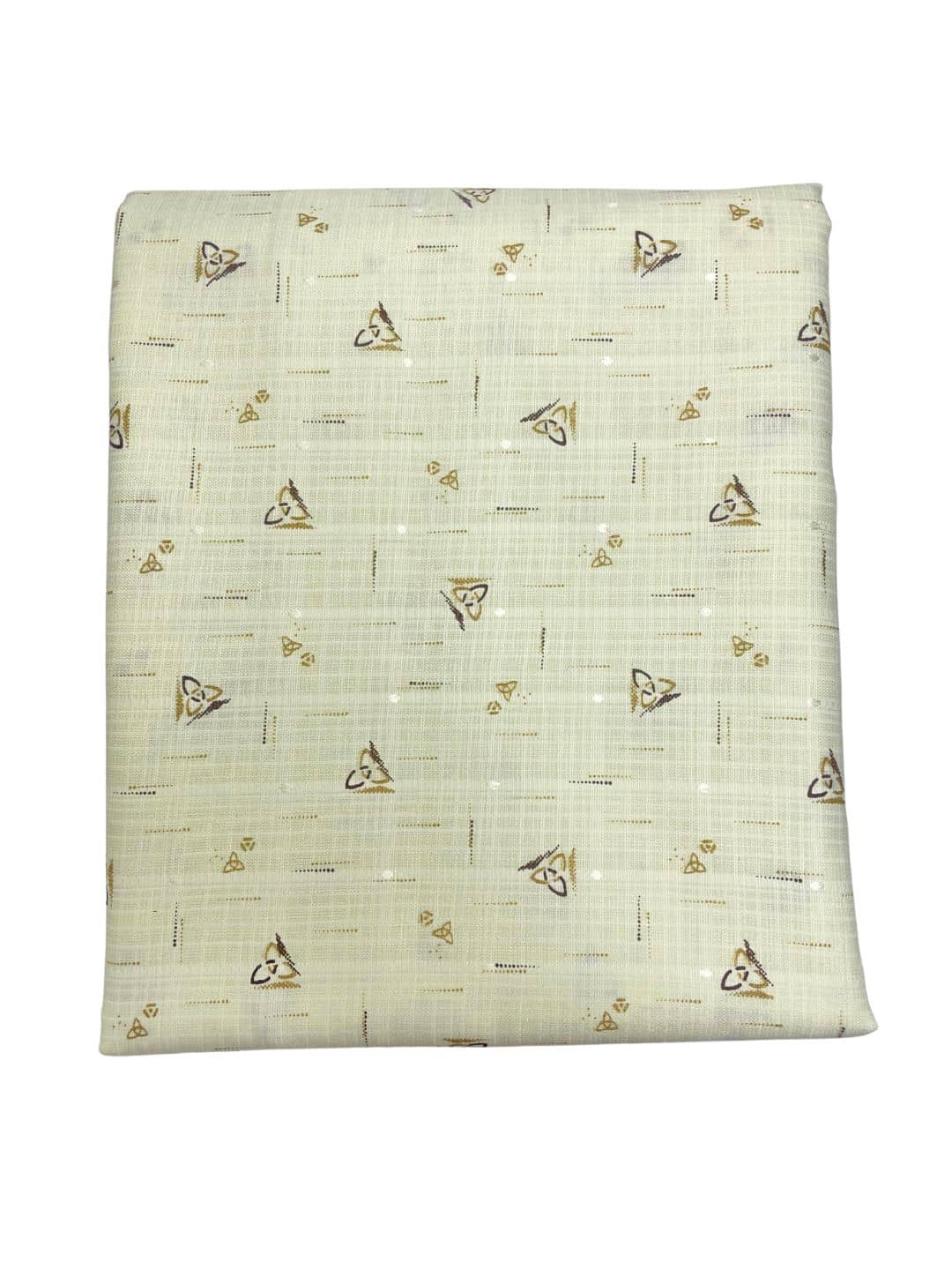 Maharaja Cream Cotton Blend Men's Unstitched Shirt Piece ( Pack of 1 ) - Unstitched Fabrics | Buy online on ZillyBuy